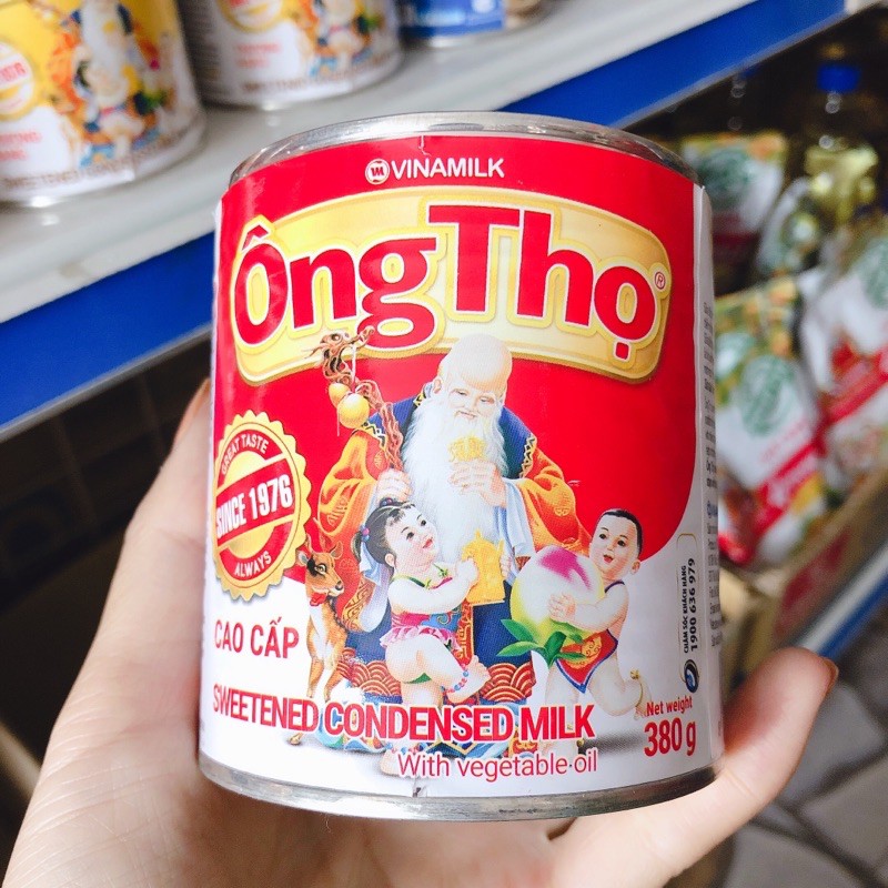 Sữa Đặc Ông Thọ Đỏ Lon 380g