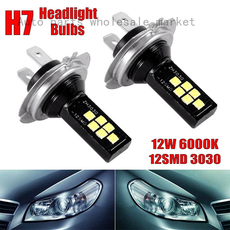 Set 2 Bóng Đèn Led H11 H1 H7 9005 Hb3 9006 Hb4 H9 H8 Ánh Sáng Trắng / Xanh Dương / Vàng Cho Xe Hơi