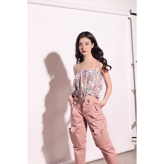 Quần ống rộng chất linen - Heidi flared pants - SODA POP