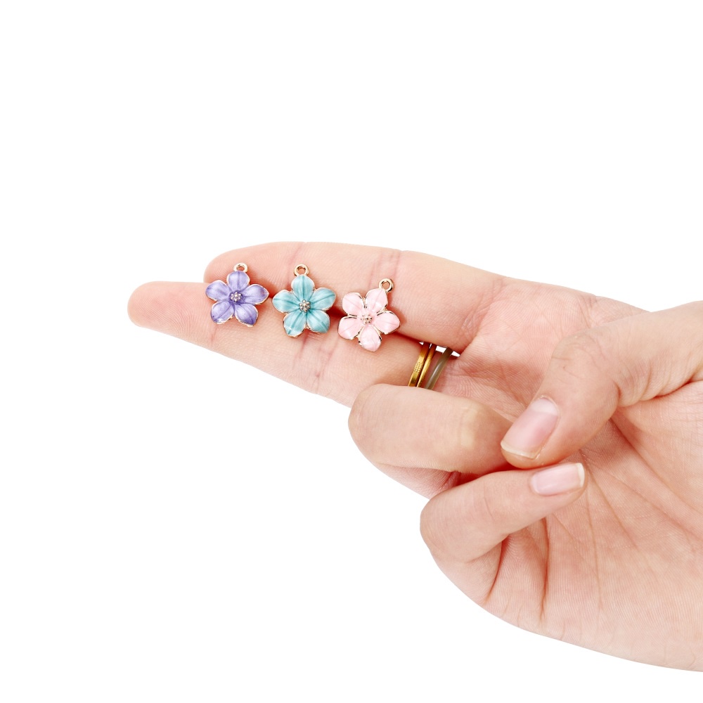 Túi 10 mặt bông tai St.kunkka thời trang bằng kim loại 14.8x16.8mm