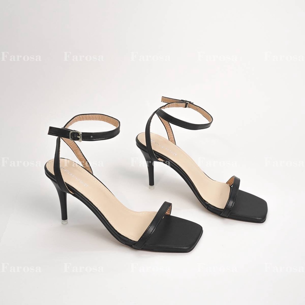 Giày sandal cao gót nữ 7 phân quai mảnh gót nhọn mã V74