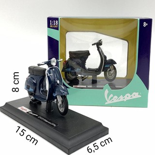 Xe Mô Hình Vespa 120 ET3 Primavera (1976) 1:18 Maisto Xanh dương