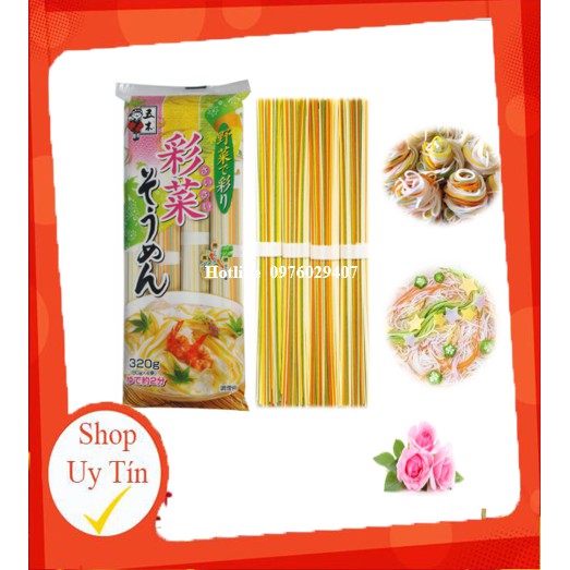 Mỳ somen rau củ Itsuki 320g Nhật Bản💝CHÍNH HÃNG💝Thành phần thiên nhiên