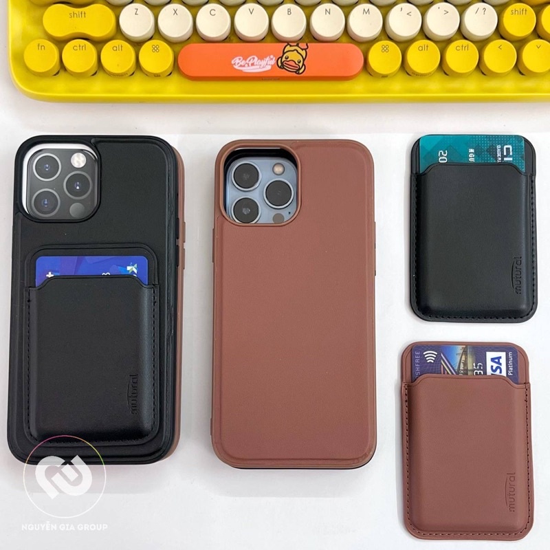 [HÀNG CHÍNH HÃNG] Ốp lưng MUTURAL Wallet cho iPhone 12/12Pro/12Pro Max/13/13Pro/13Pro Max tại Nguyễn Gia group: