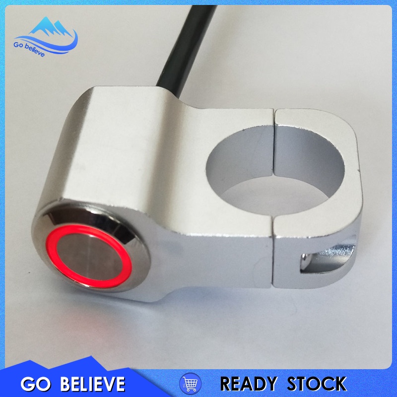 Công Tắc Đèn Pha Gắn Tay Lái Xe Mô Tô Bằng Thép Không Gỉ Màu Đỏ 2x25mm | BigBuy360 - bigbuy360.vn