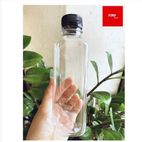 Combo 30 chai nhựa, lọ nhựa đựng trà sữa, đựng nước ép 330ml