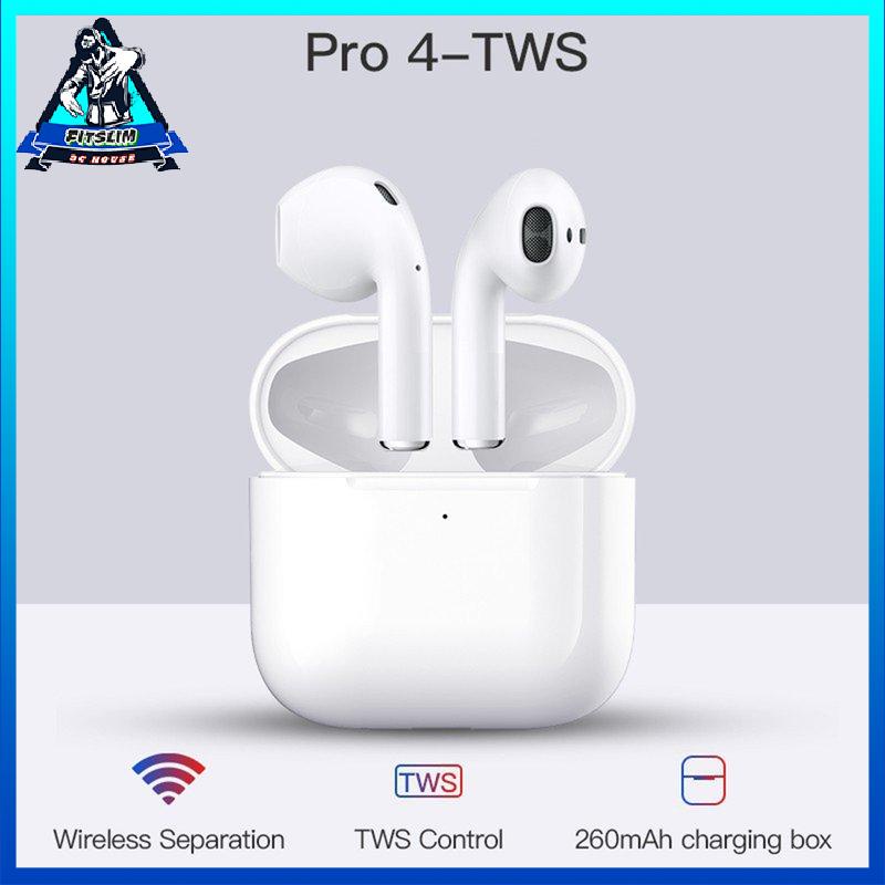 [Fitslim]Wireless Headset Pro 4 Inpod Touch tai nghe ko dây táo Wireless Headset Noise Canceling