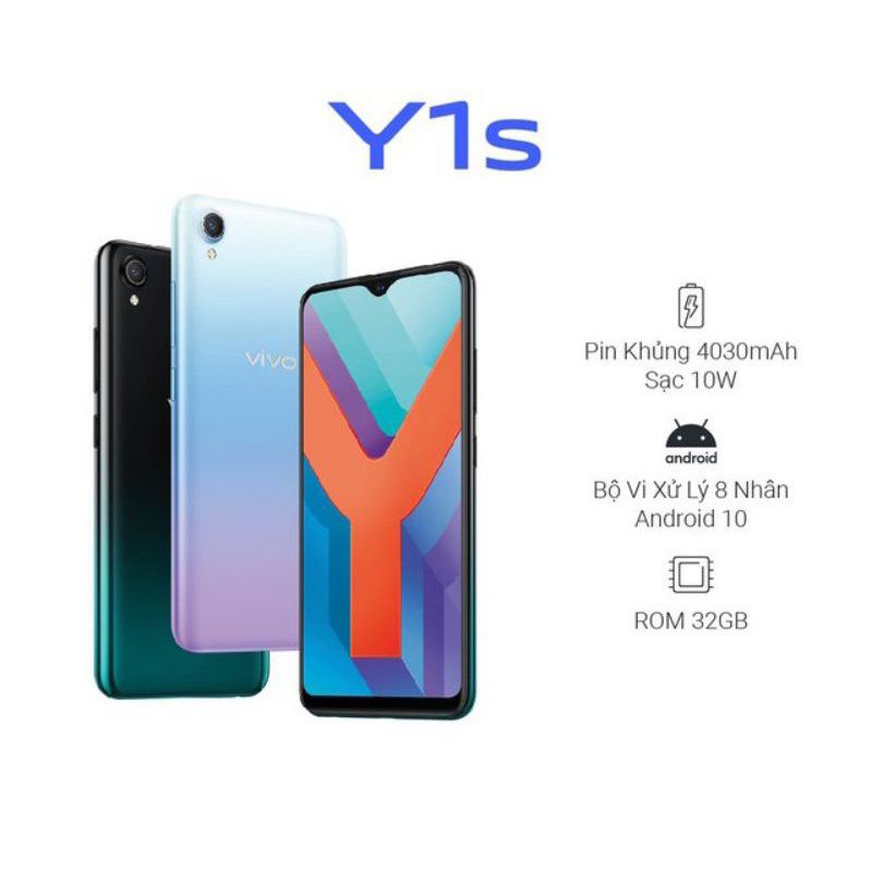 [Siêu Rẻ]Điện thoại Vivo Y1s 2GB + 32GB - Hàng chính hãng