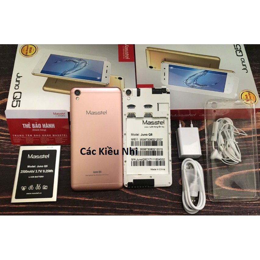 Masstel Juno Q5 | Pin | Cảm ứng TP | Màn hình LCD | Ốp lưng | Vỏ nắp lưng nắp pin | Bộ sạc cáp