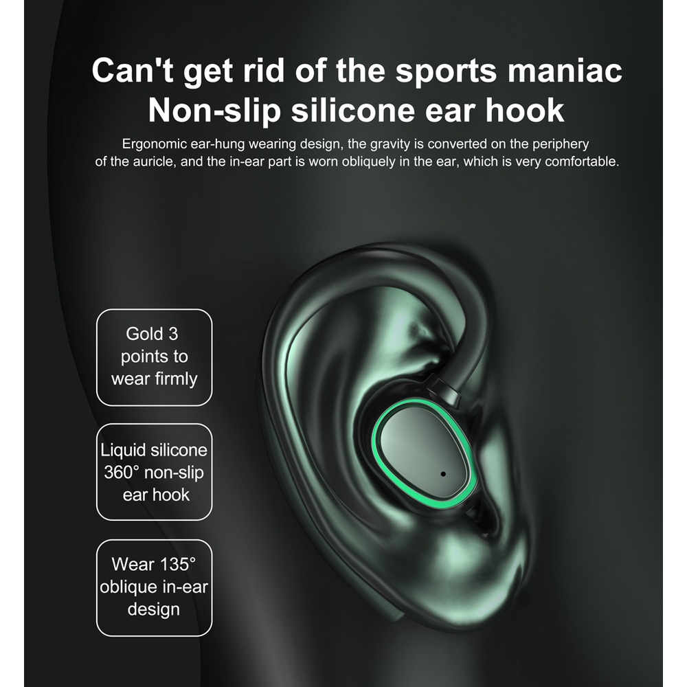 Tai Nghe Newmsnr Nhét Tai Bluetooth Không Dây Có Micro Chất Lượng Cao