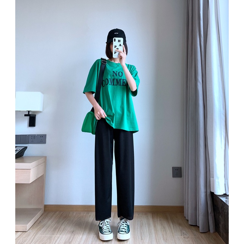 Quần ZHELIHANGFEI thiết kế ống rộng lưng cao dáng ôm thời trang mùa hè cho nữ