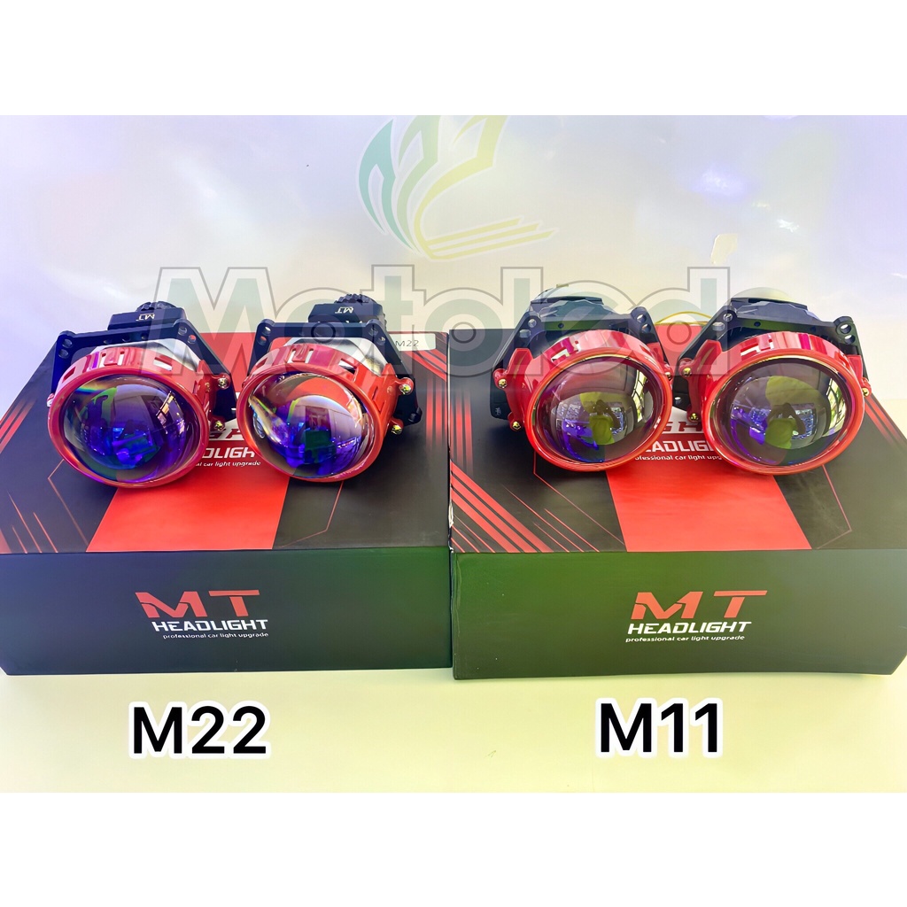 Bi Cầu Led MT M22, M11 (B11) Bi LED 3.0inch Mẫu Mới, Dùng cho Ô tô và xe máy