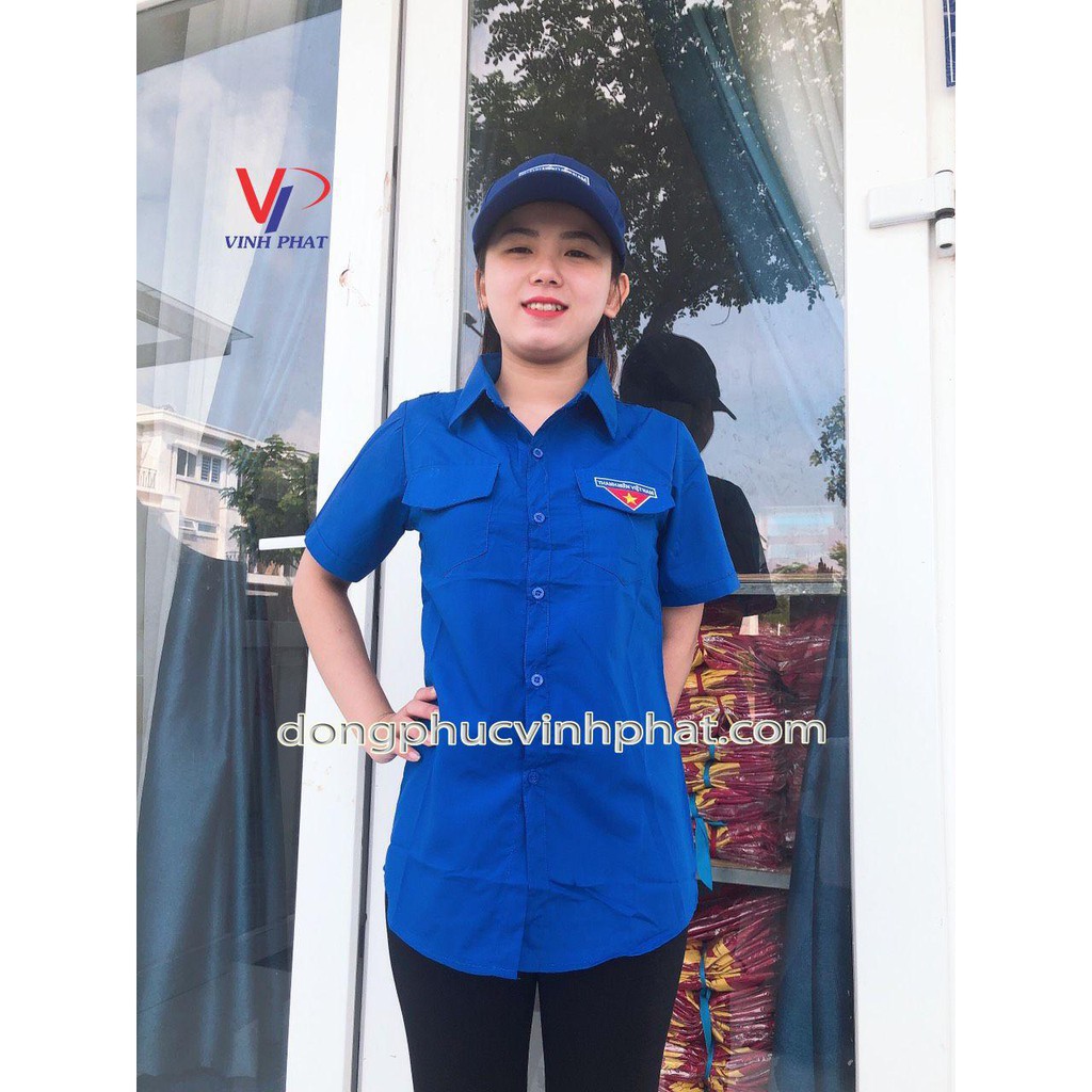 ÁO SƠ MI ĐOÀN THANH NIÊN TAY NGẮN | BigBuy360 - bigbuy360.vn