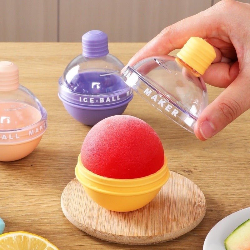 Khuôn Silicone Làm Nước Đá Hình Cầu Tiện Dụng Cho Mùa Hè