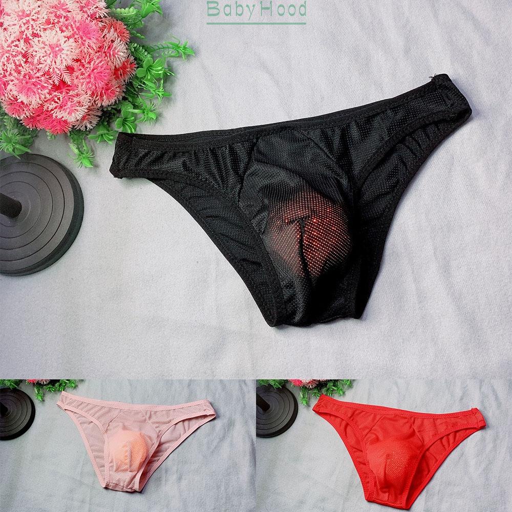 Quần lót nam lưới xuyên thấu cạp thấp quyến rũ