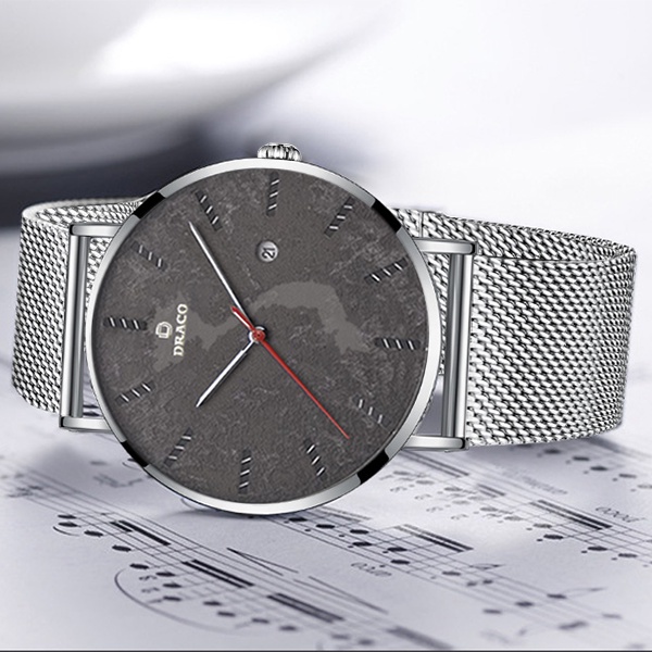 Đồng hồ nam Draco D22-ST03 &quot;Vietnamese Boy&quot; TRẮNG - thời trang nam