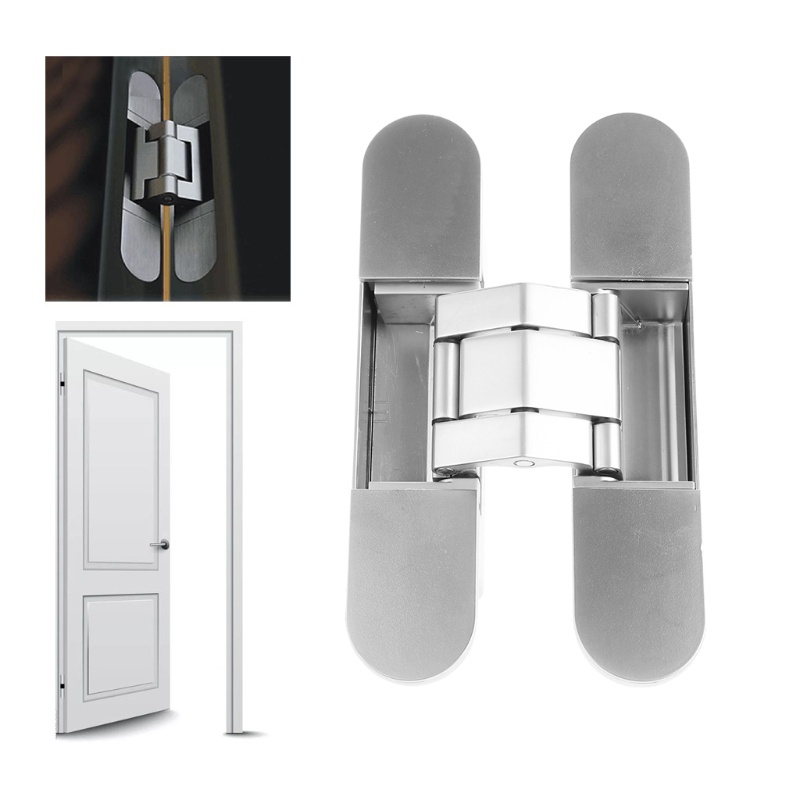 Bản Lề Cửa Ẩn 3 Chiều Bằng Hợp Kim Kẽm Có Thể Điều Chỉnh
