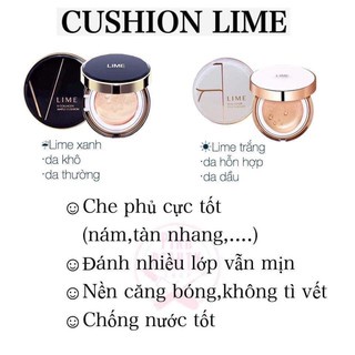 Phấn Nước Kiềm Dầu Lime Real Cover Pink Cushion SPF50+ PA+++
