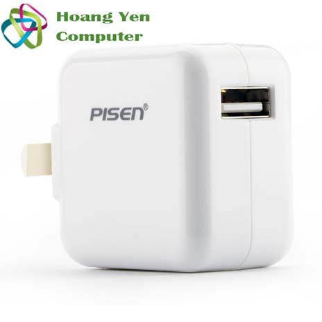 Cốc Sạc IPad Pisen 2.0A 1 Cổng Sạc - BH 1 Năm - chuyensiphukien1
