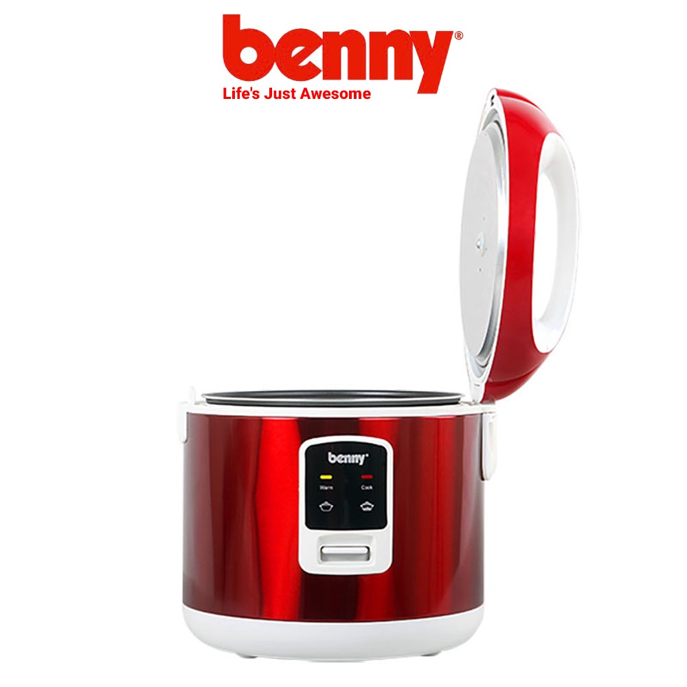 [Mã ELHADEV giảm 4% đơn 300K] Nồi Cơm Điện Benny BR-MVN188, Red, 1.8 Lít, 700W