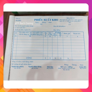 Phiếu Xuất Kho 2 liên cỡ A5 (16cm x 20cm)- Cuốn 100 tờ