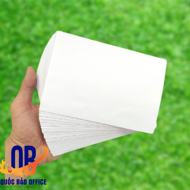 Phong bì trắng cao cấp 12*22 CM khổ A6 - 100 chiếc/ tập định lượng 80/100 hàng đẹp cao cấp