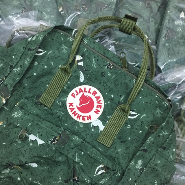 Balo Fjallraven Kanken Art - Green Fable  - Size laptop14 inch, phù hợp đi học, đi làm và du lịch
