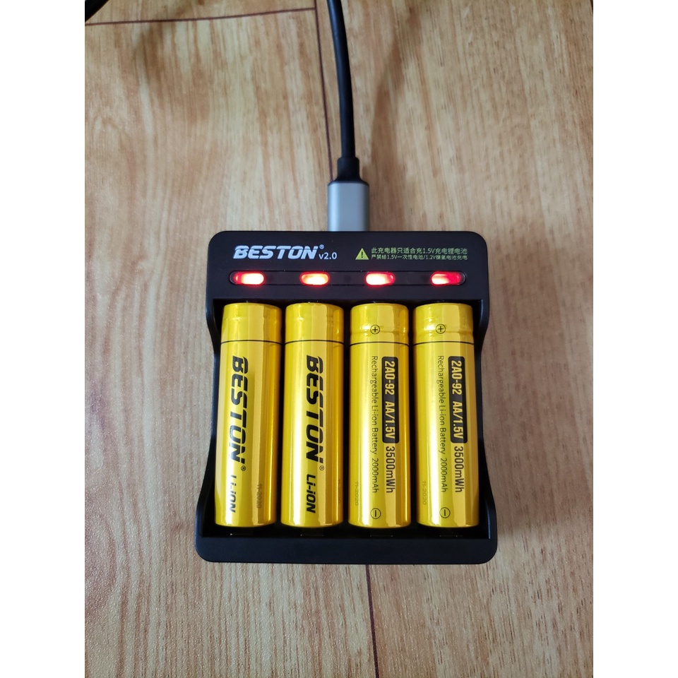 Pin sạc Li-ion AA 3500mWH-1.5V cao cấp BESTON