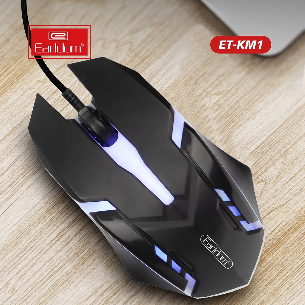 Chuột Có Dây, Có Đèn Led Gaming Earldom ET-KM1.