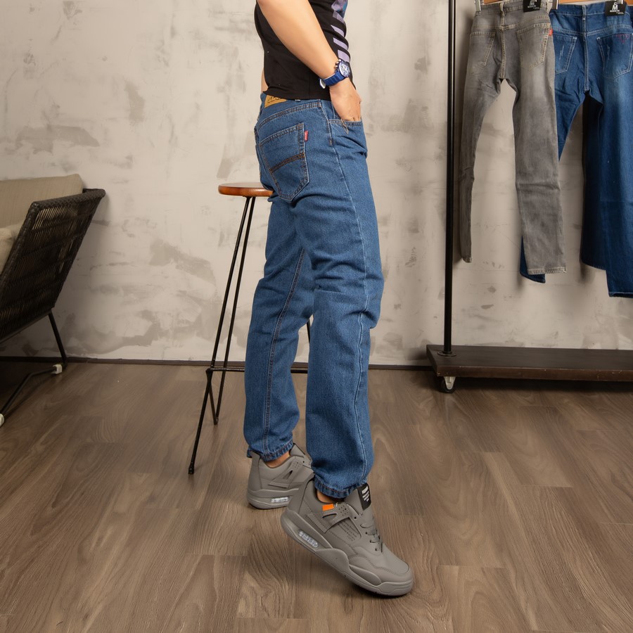 Quần jean nam ống suông vải jean dày chất lượng GN63 Gấu Nâu | BigBuy360 - bigbuy360.vn