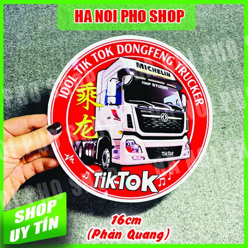Tem xe Tải Đầu kéo DONGFENG Idol TikTok Xe Tải, Phản Quang, chống nước