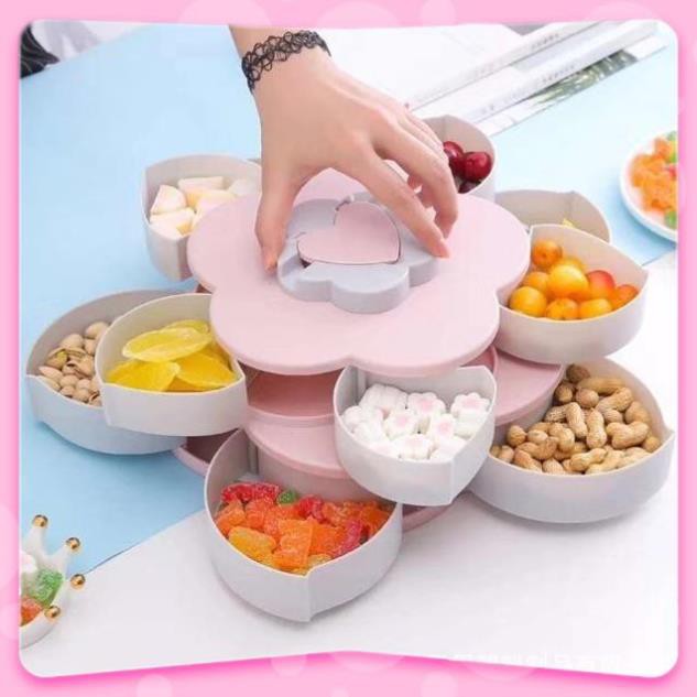 [SALE TẾT]  HỘP MỨT 2 TẦNG CÓ GIÁ ĐỂ ĐIỆN THOẠI