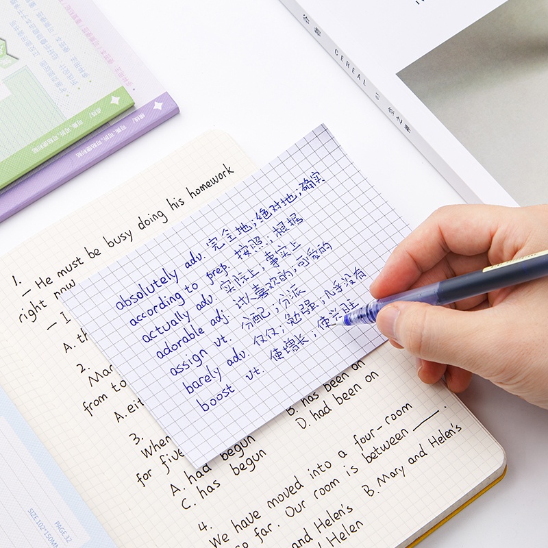 Set 16 Tờ Giấy Ghi Chú Đa Năng Có Thể Xé Ra