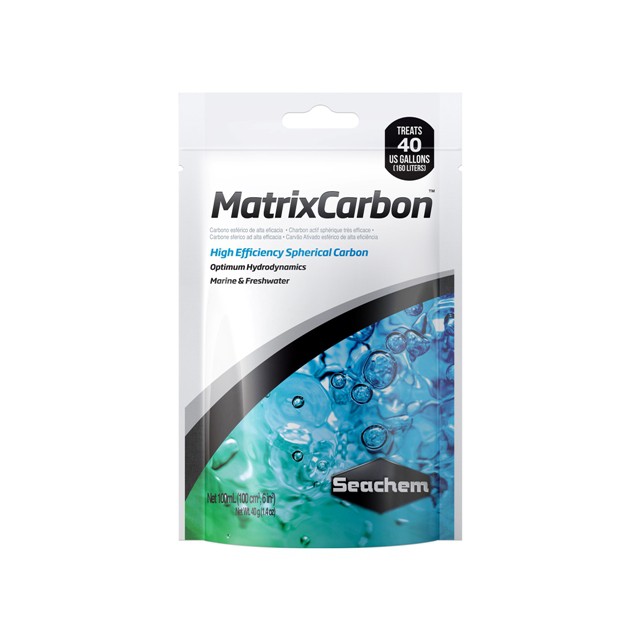 Seachem Matrix Carbon 1 Lít - Carbon Hoạt Tính Giúp Khử Màu, Mùi, Độc Tố, Làm Trong Nước Bể Cá