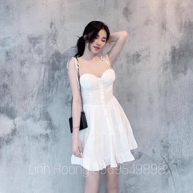 Váy 2 dây cúp ngực