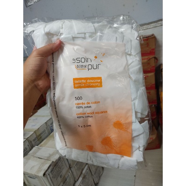 [SALE 50% + TẶNG MẶT NẠ] BÔNG TẨY TRANG TETRA 500/150 MIẾNG PHÁP | BigBuy360 - bigbuy360.vn