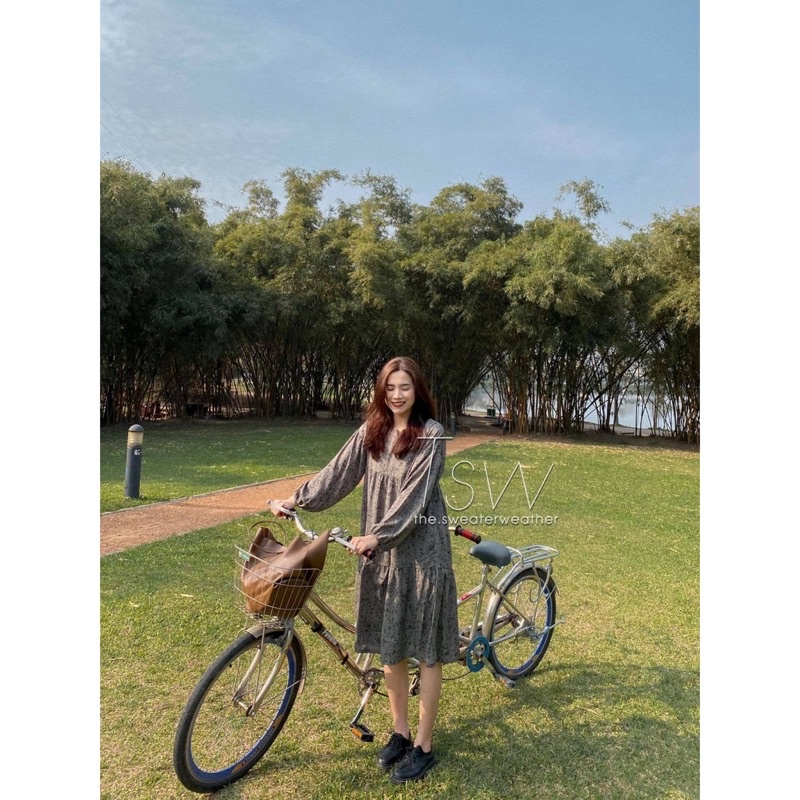 Váy voan hoa babydoll