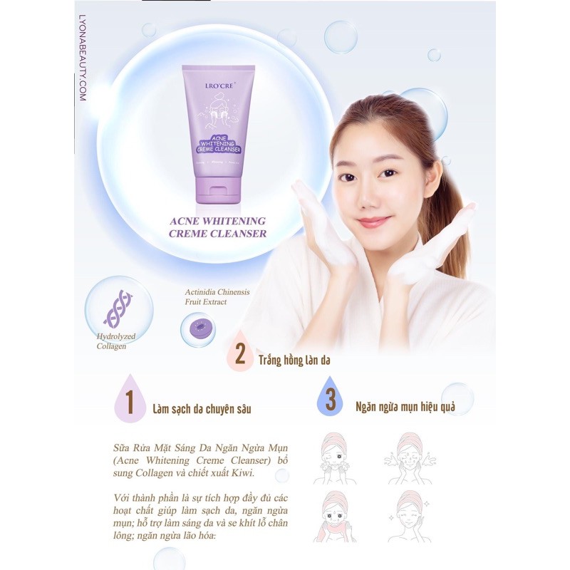 sữa rữa mặt sáng da