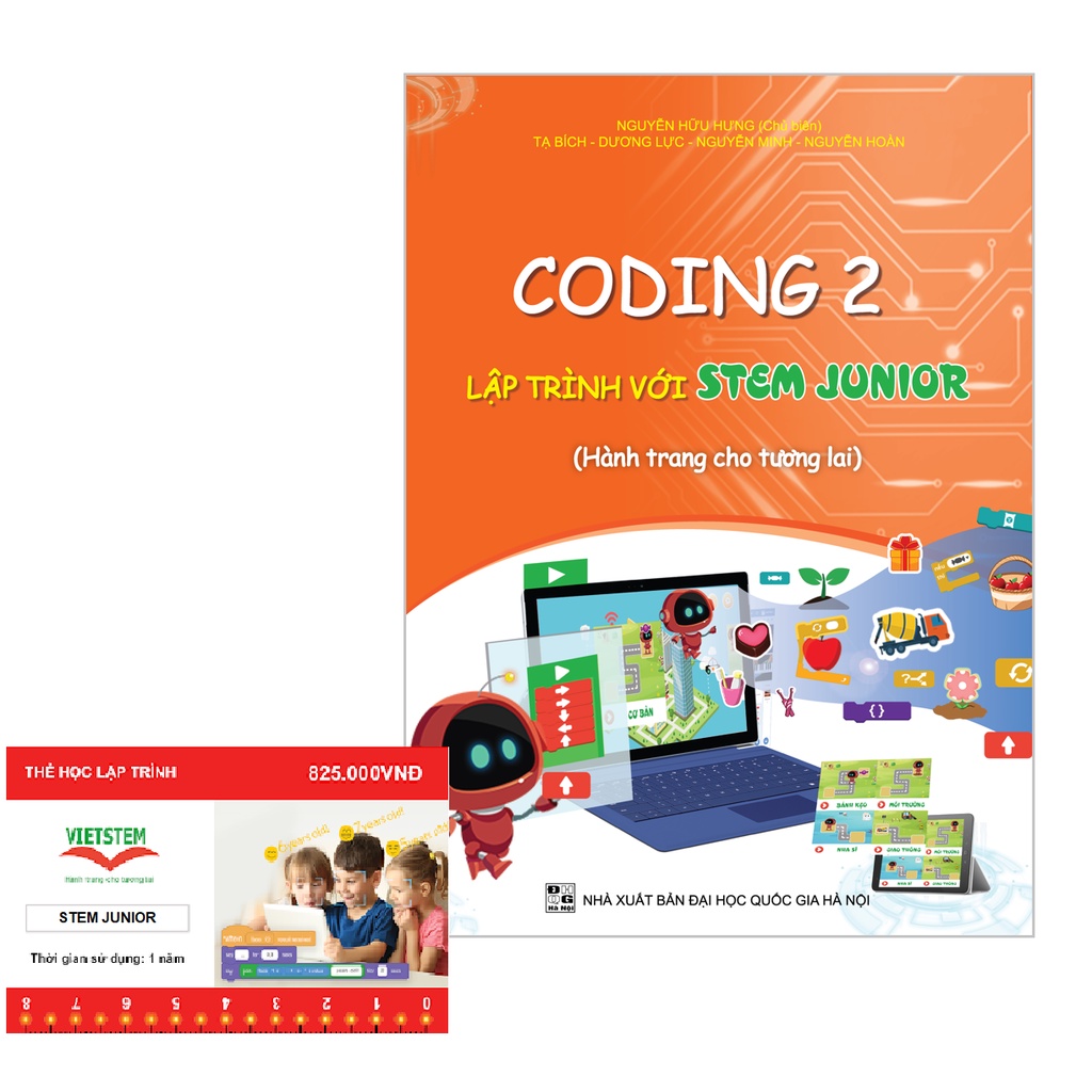 Sách và khóa học lập trình dành cho học sinh lớp 2 (lập trình STEM JUNIOR)