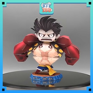 Mô hình giấy Anime Game Chibi Monkey D. Luffy (Gear 4) ver 8 - One Piece