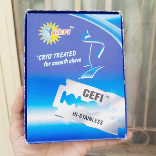 Combo 7 hộp lưỡi lam Gefi Ấn Độ (35 lưỡi)