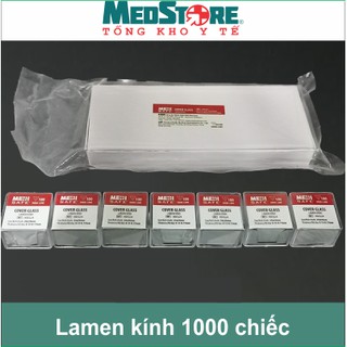 Lamen kính hiển vi y khoa (đóng gói hút chân không) bộ 500-1000c