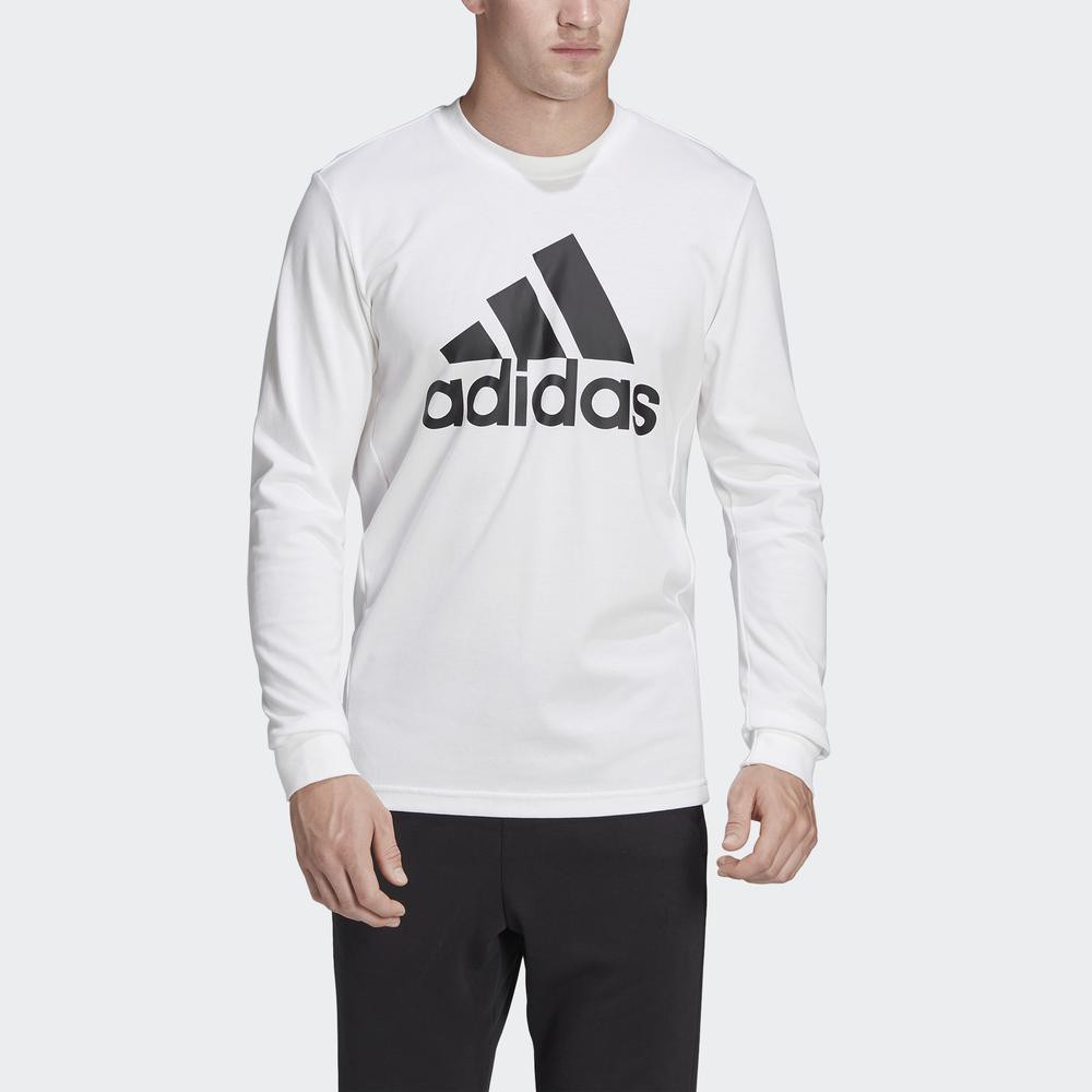 thun áo nam Áo Nỉ adidas NOT SPORTS SPECIFIC Must Haves Badge Of Sport Trắng EK4546