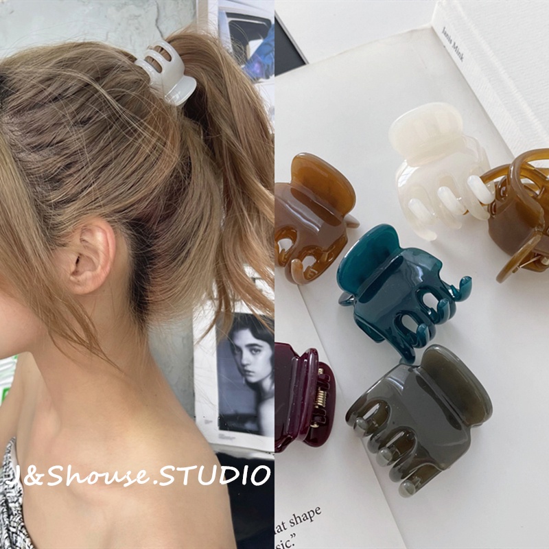  Kf473 Phong Cách Hàn Quốc Chất Lượng Cao Đơn Giản Màu Kẹo Kẹp Tóc Kẹp barrette Đuôi Ngựa Phụ Kiện Tóc 