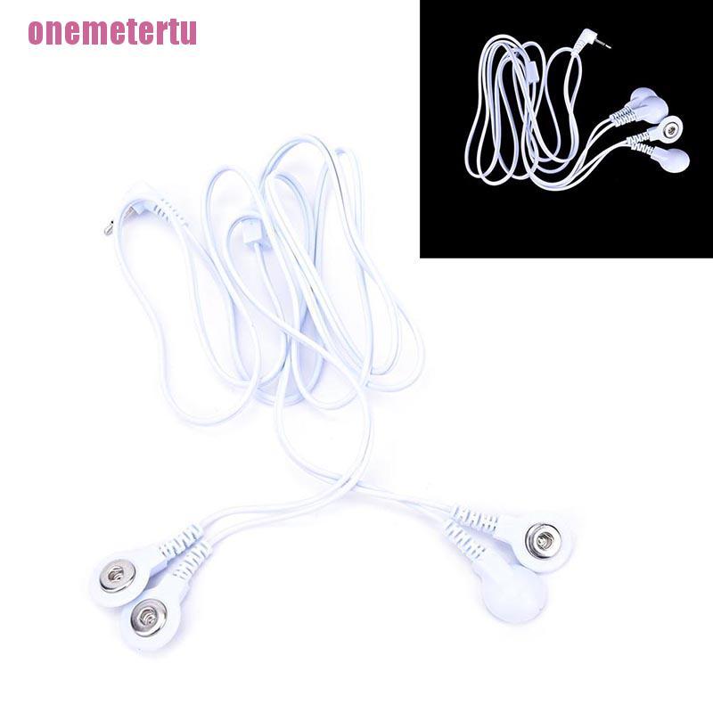 Dây Dẫn Điện Cực 2.5mm 4 Nút 2 Trong 1 Cho Liệu Pháp Liệu Pháp