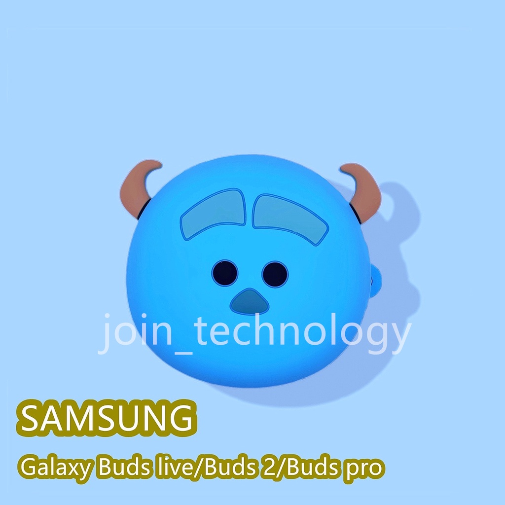 SAMSUNG Vỏ bảo vệ hộp sạc Tai nghe không dây Galaxy Buds Live/Buds Pro/Buds 2 bằng silicon mềm hình anime