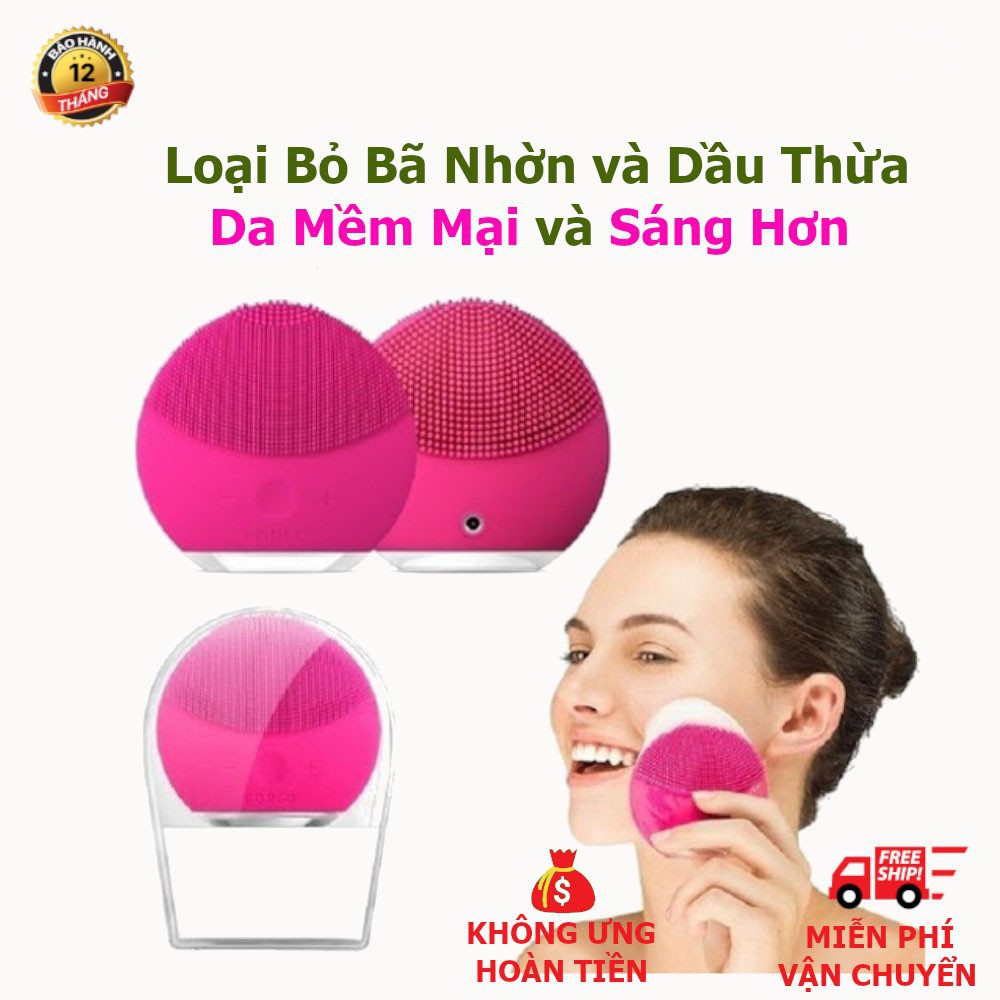 Máy Rửa Mặt Lina Mini 3, Làm Sạch Sâu 99,5%, Da Mềm Mại Sáng Đẹp Hơn, BH 12 Tháng Lỗi 1 Đổi 1