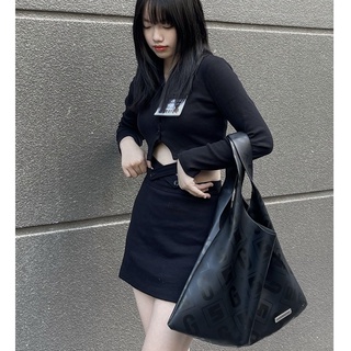 Túi 2 Quai Da In SAIGON SWAGGER® Eclipse Leather Crocery Bag