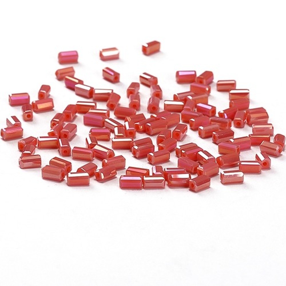 Set 50 Hạt Pha Lê Vuông 2 * 4mm Làm Trang Sức c-3