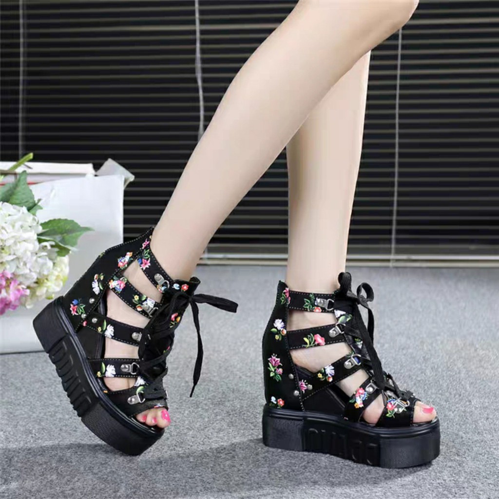 GIÀY SANDAL ĐẾ XUỒNG CÁ TÍNH - HÀNG NHẬP KHẨU